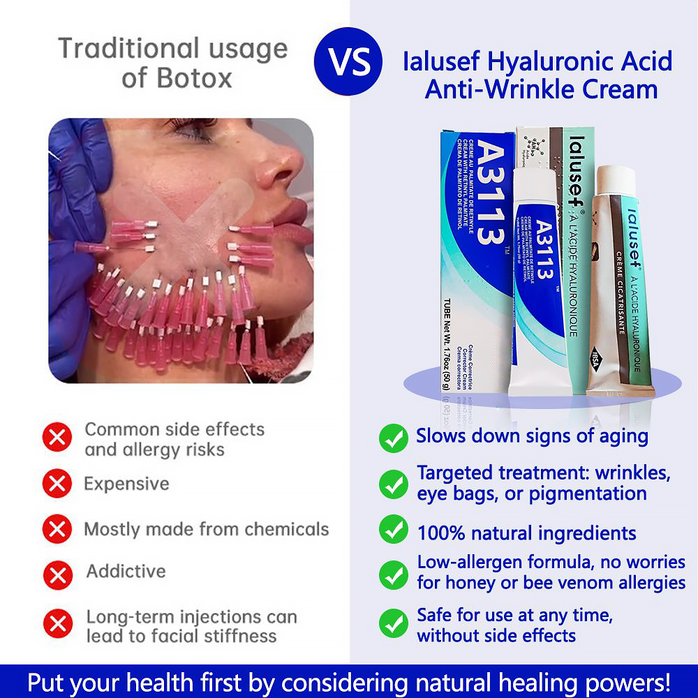 Made and Shipped fromUK✨A3113 Vitamin A Pommade + Ialusef Hyaluronic Acid Anti-Wrinkle Cream(🔥LAST DAY 70% OFF)💄