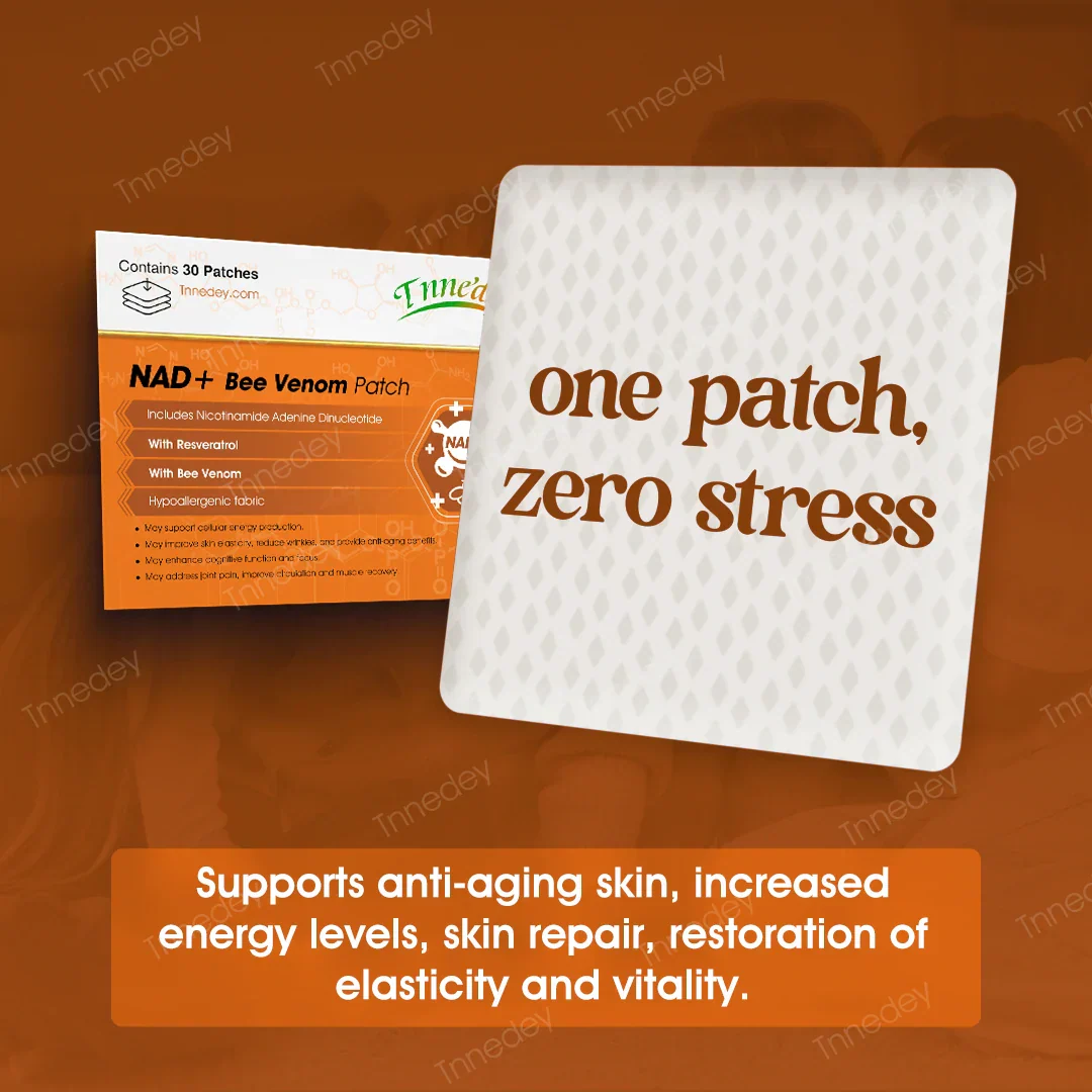 【Official Authorized Store】Tnnedey® 💎NAD+ Bee Venom Patch – Ultimate Skin Rejuvenation & Energy Boost(Last Day Discount:75%)