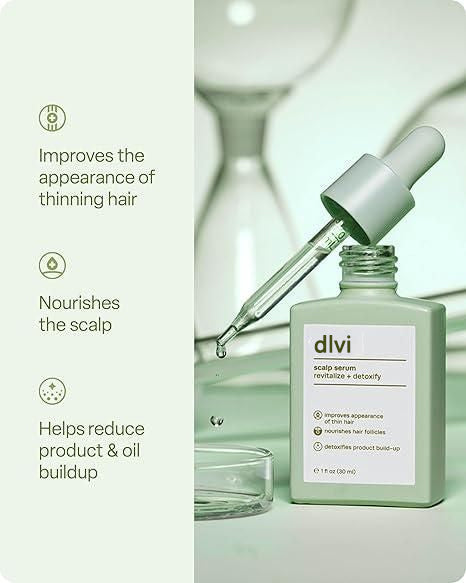 Dlvi Scalp Serum for Fuller, Thicker-Looking Hair & Healthy Scalp, 30ml - 1 Pack Haircare Blend