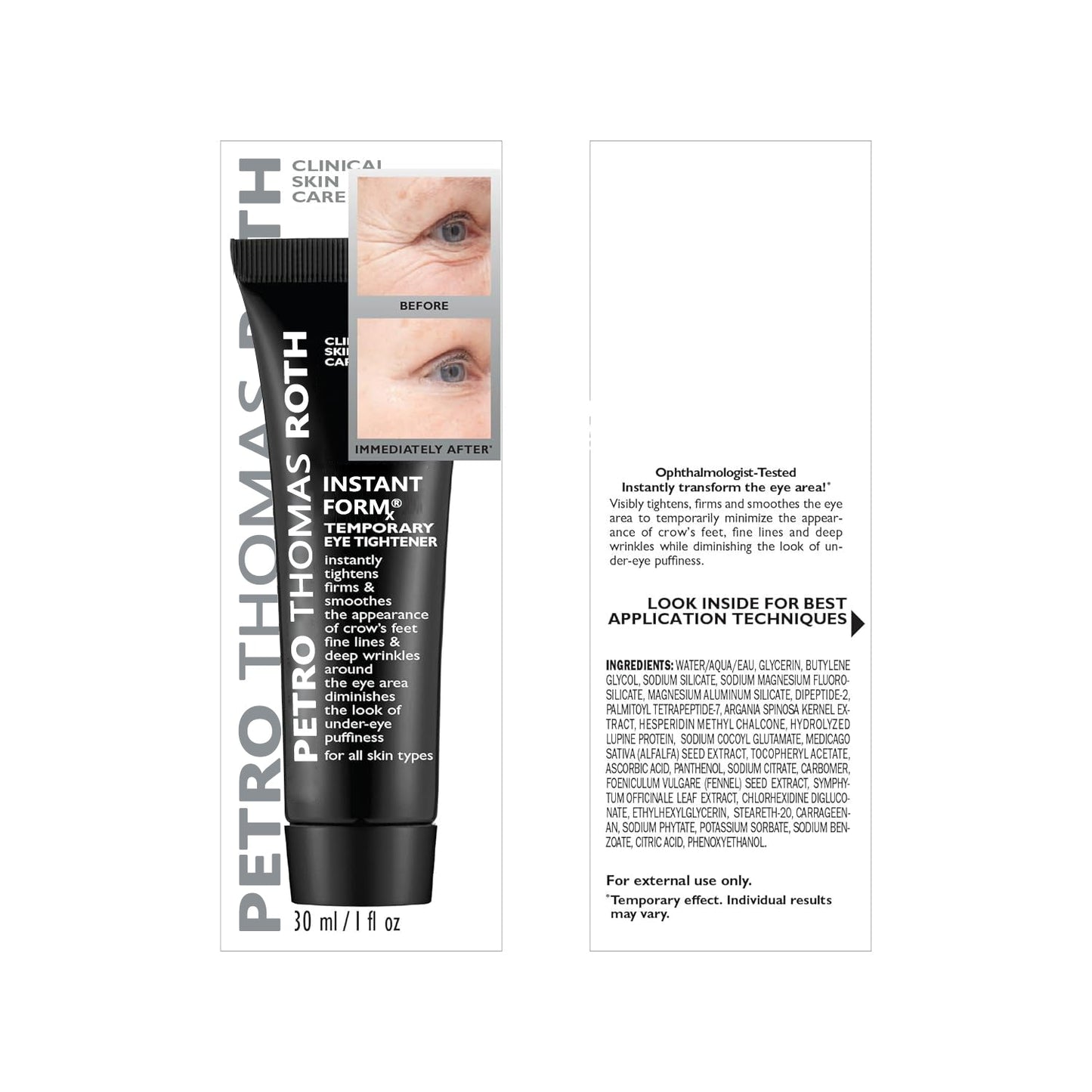 Petro Thomas Roth Instant FormX ,Eye Tightener | Firm and Smooth the Look of Fine Lines, 1 oz- LAST DAY 70% OFF🔥