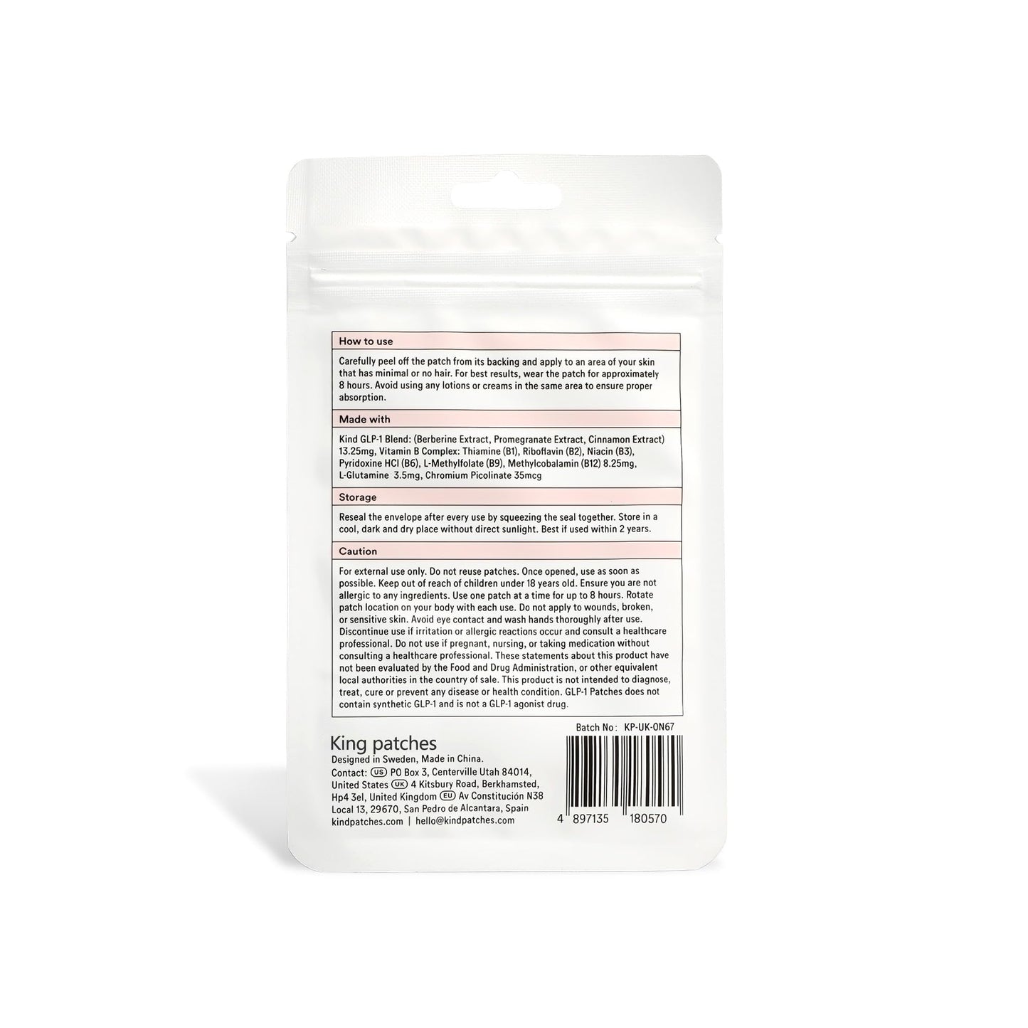 GLP-1 Patchesπ - Slimming, Skin Tightening, Blood Sugar Support, No Injection, 7- Day Result