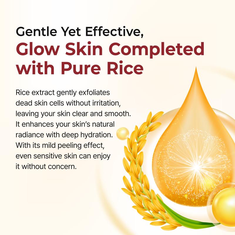 💆♀️ Experience Ultimate Luxury - ✨ Peel Shot Glow Rice Ampoule Duo - Serums for Brightening, Exfoliating, and Moisturizing🌾