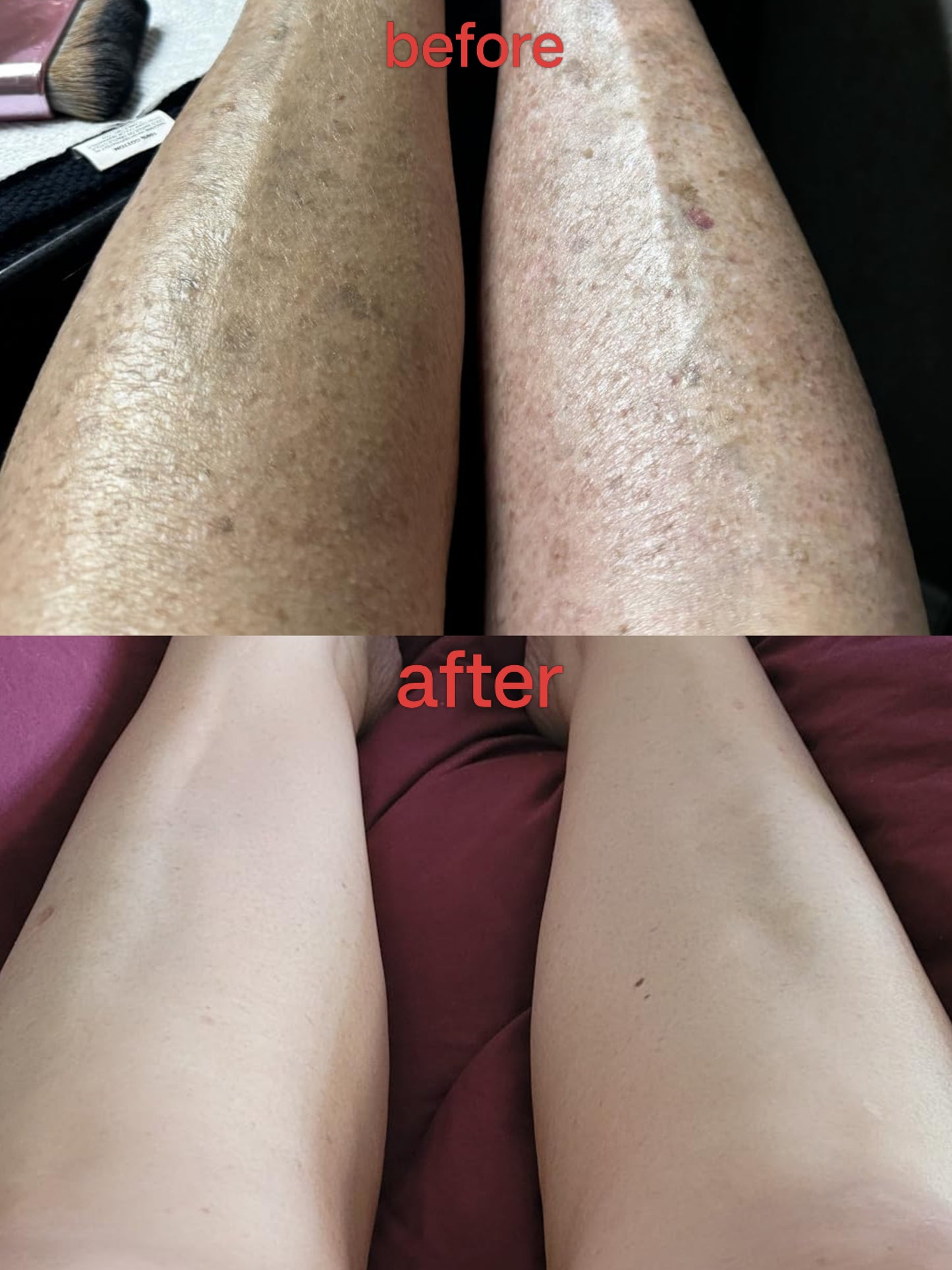 ESSENTIN Glow Body Coverage Perfector - Waterproof Leg & Body Makeup - Tattoo Coverage Makeup - 3.5 oz (free makeup brush)