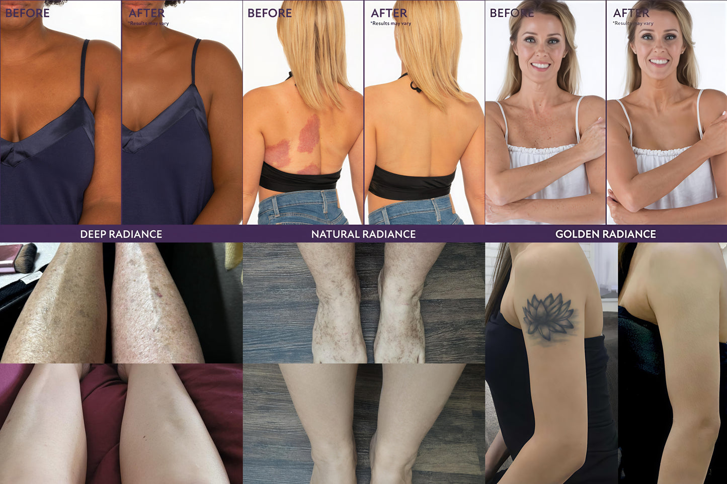 ESSENTIN Glow Body Coverage Perfector - Waterproof Leg & Body Makeup - Tattoo Coverage Makeup - 3.5 oz (free makeup brush)