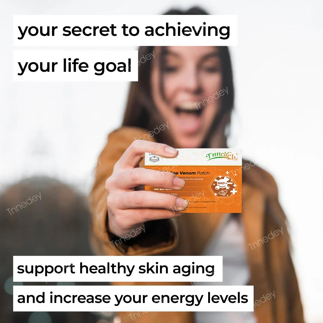 【Official Authorized Store】Tnnedey® 💎NAD+ Bee Venom Patch – Ultimate Skin Rejuvenation & Energy Boost(Last Day Discount:75%)