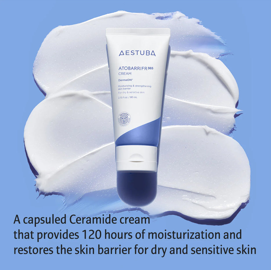 AESTUBA ATOBARRIFR365 Cream I Moisturizer for Sensitive skin & Skinbarrier Repair I 80ml