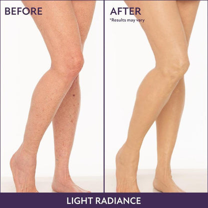 ESSENTIN Glow Body Coverage Perfector - Waterproof Leg & Body Makeup - Tattoo Coverage Makeup - 3.5 oz (free makeup brush)