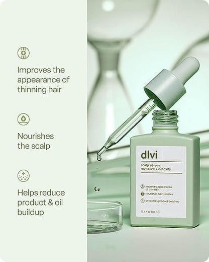 Dlvi Scalp Serum for Fuller, Thicker-Looking Hair & Healthy Scalp, 30ml - 1 Pack Haircare Blend